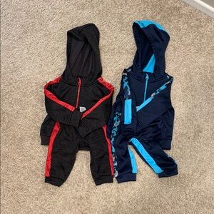 🌺Athletic Baby Hooded Jumpsuits Set